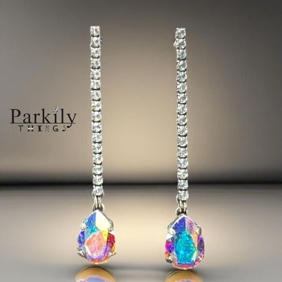 Handcrafted earrings with Swarovski crystal - Picture 1 of 8